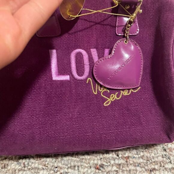 NWT Vintage Victoria’s Secret VS Y2K Purple Love Purse Charm Heart - Picture 4 of 14